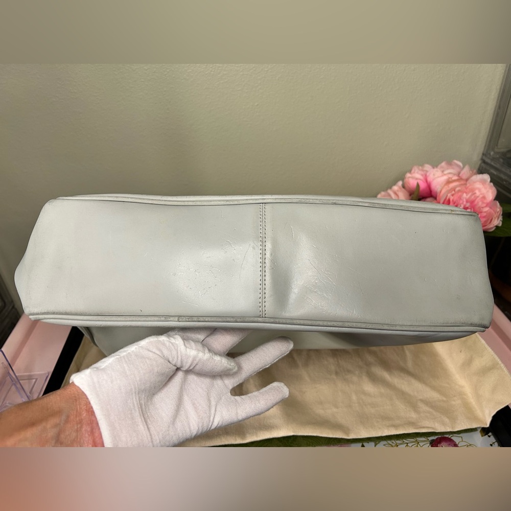 Authentic Furla Tote Bag in Light Gray - Picture 9 of 10